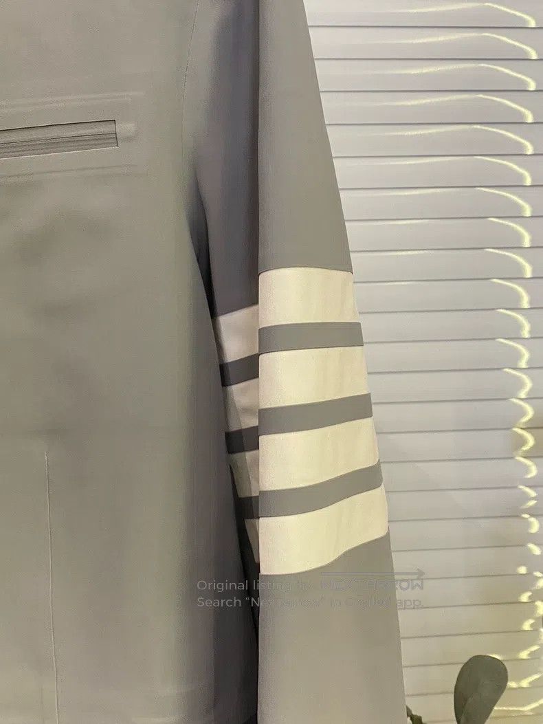 Thom Browne Thom Browne Hooded Jacket Grey Size US S / EU 44-46 / 1 - 4 Thumbnail