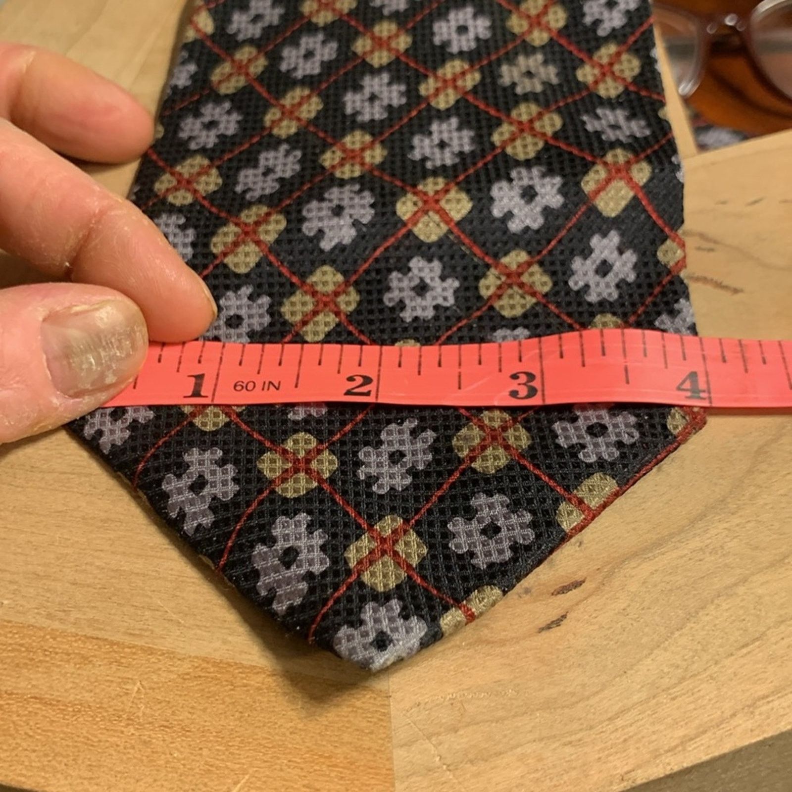 Krizia Krizia Krizia Uomo italian printed silk necktie Size ONE SIZE - 9 Thumbnail