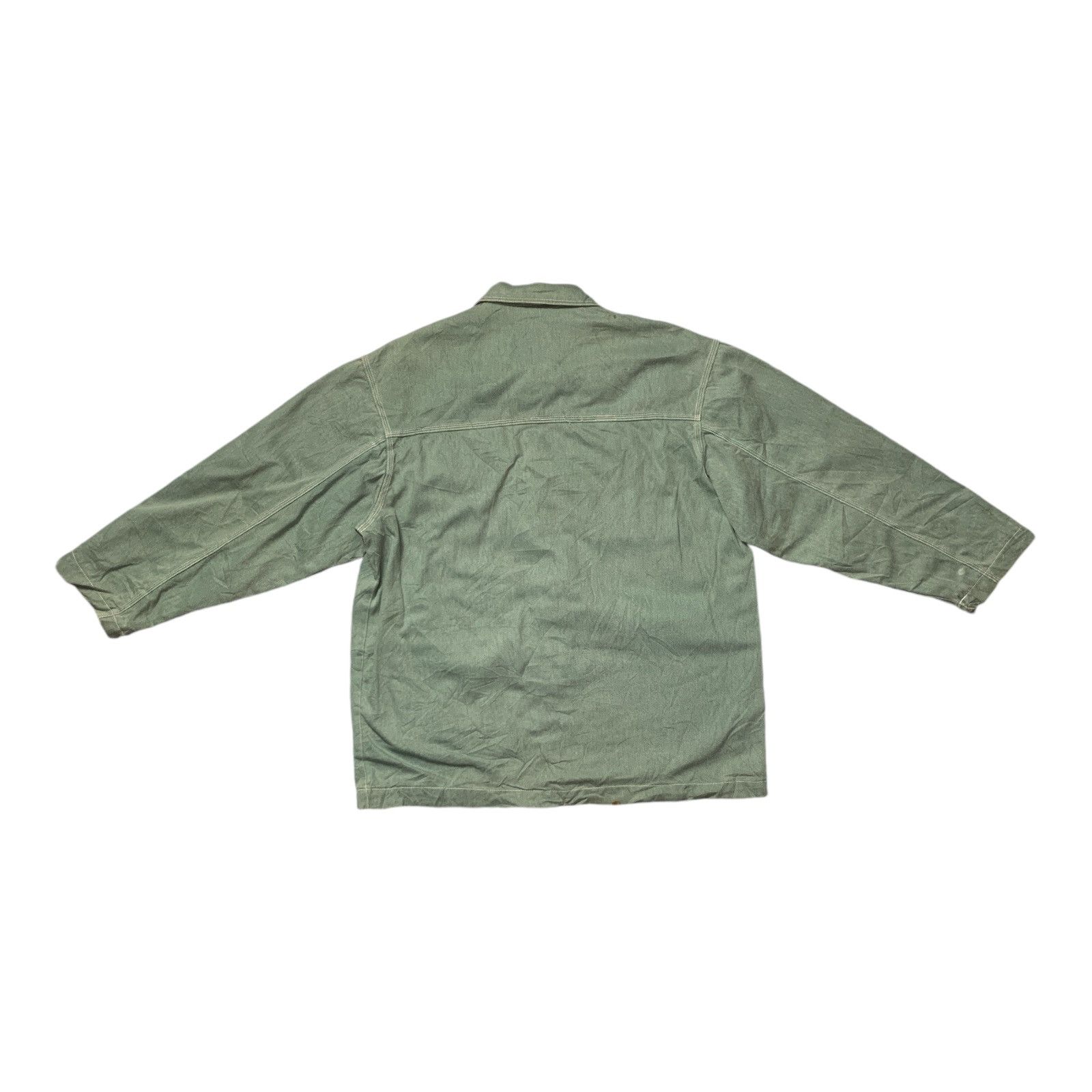 Japanese Brand Rare Design Vintage D.A.N.T. Chore Denim Jackets Size US L / EU 52-54 / 3 - 2 Thumbnail