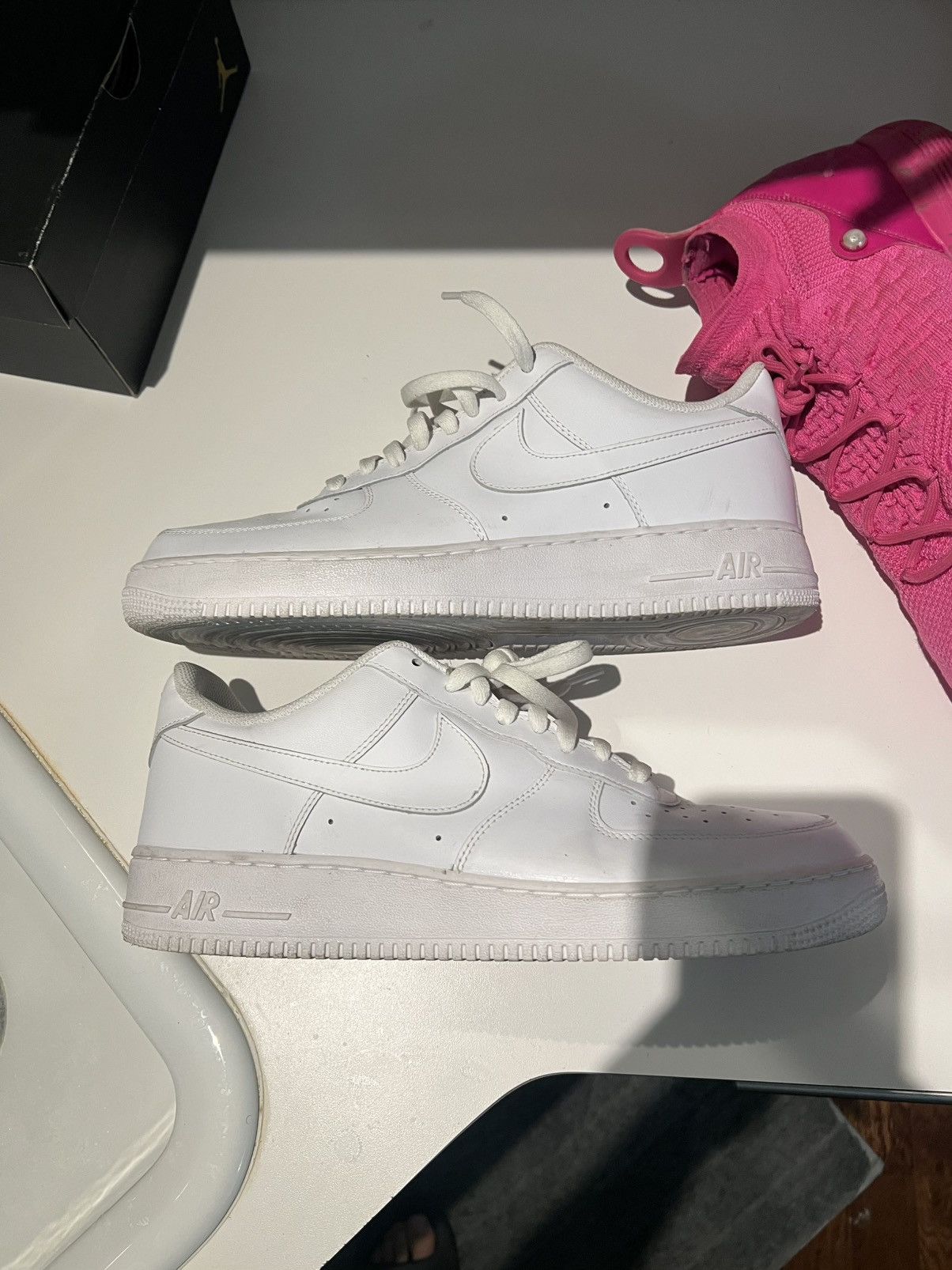Nike Airforce 1-White Size US 13 / EU 46 - 1 Thumbnail