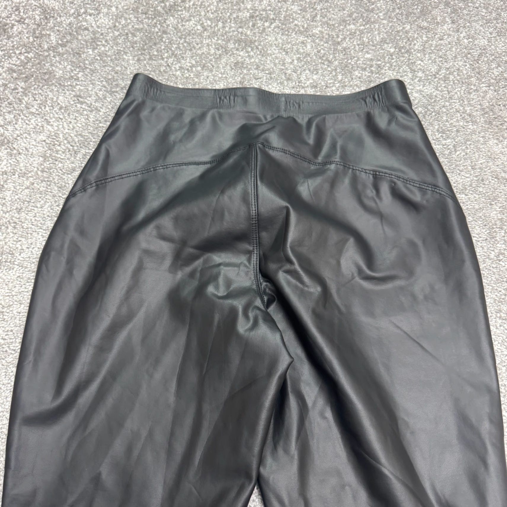 Akira Akira Faux Leather High Rise Skinny Leggings Pants Womens Black 26x28 Size 32" / US 10 / IT 46 - 3 Thumbnail