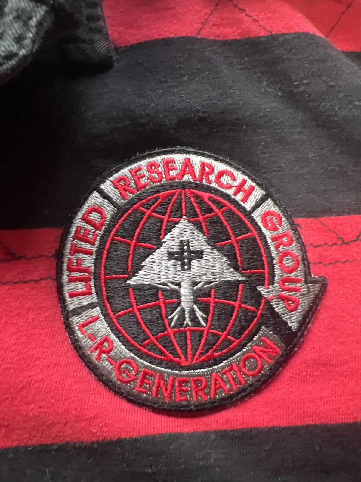 Other Vintage LRG Red and Black Striped Long Sleeve Polo Shirt XL Size US XL / EU 56 / 4 - 3 Thumbnail