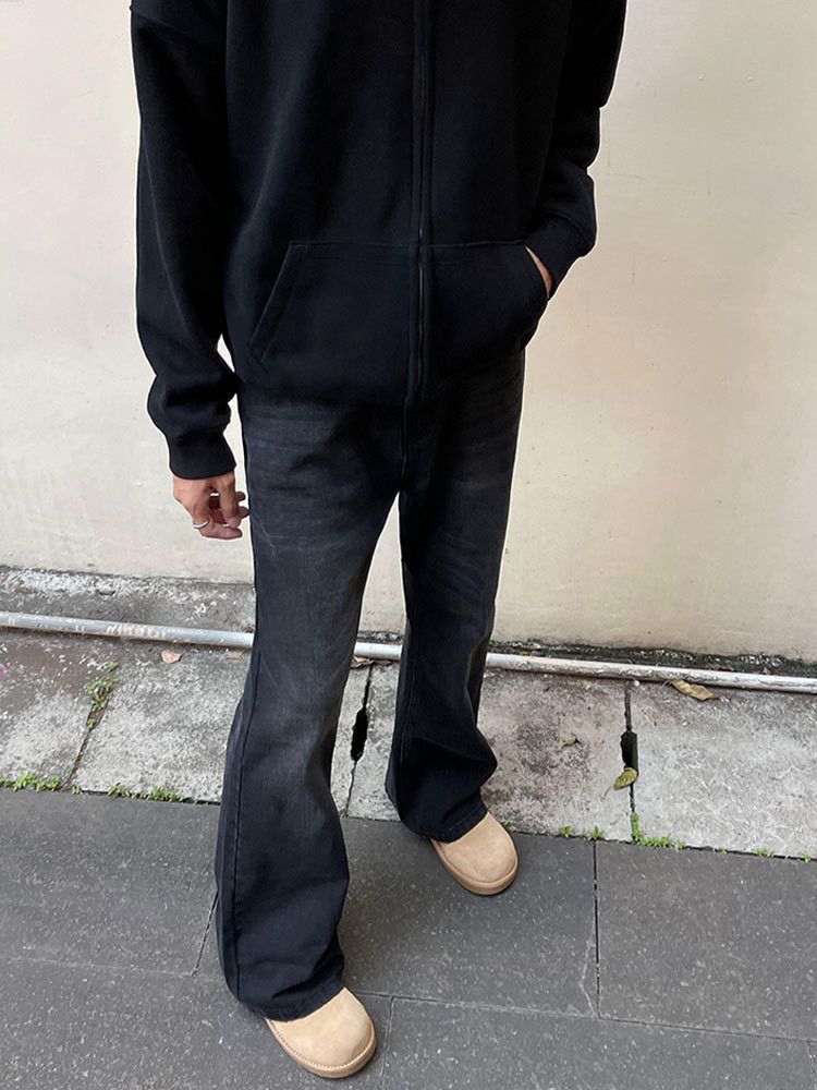 Japanese Brand × Jean Retro loose micro flared high street jeans Size US 30 / EU 46 - 3 Thumbnail