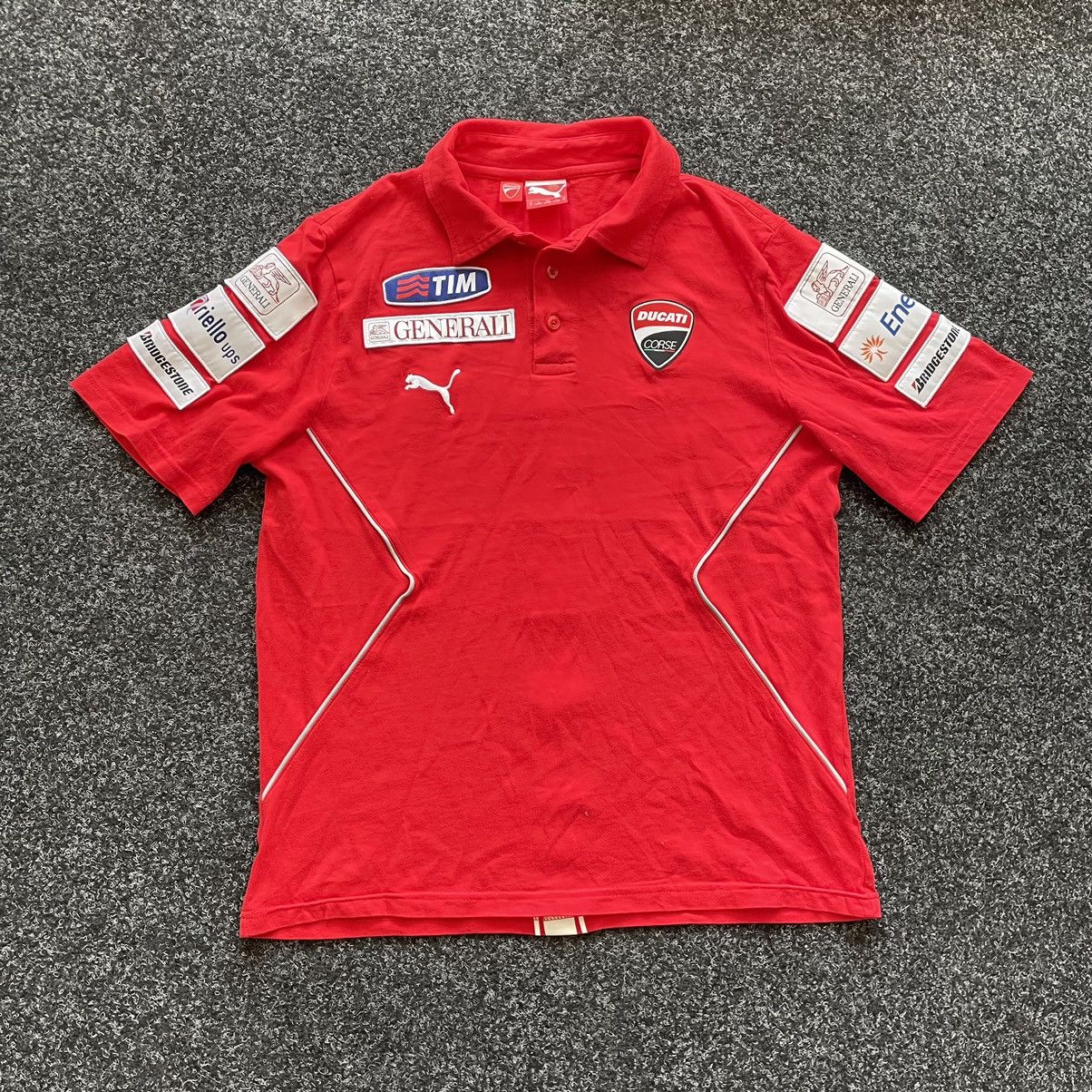 Ducati Puma moto tee shirt polo original racing nascar