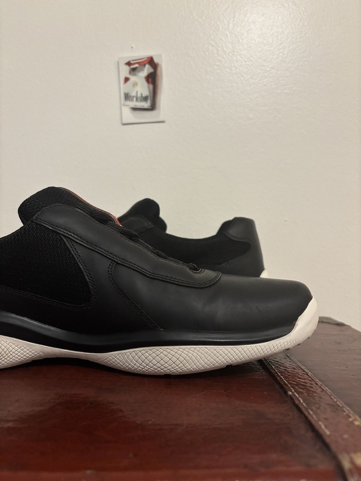 Prada Prada Black and White Americas Cups Size US 8.5 / EU 41-42 - 17 Thumbnail