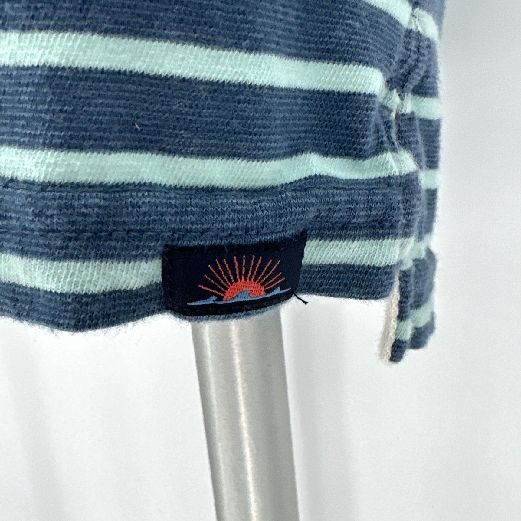 Faherty Faherty Polo Shirt Mens Small Blue Stripe Cotton Jersey Casual Summer Top Size US S / EU 44-46 / 1 - 4 Thumbnail