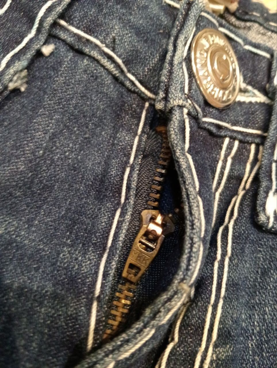 True Religion TRUE RELIGION BILLY SUPER T BLUE DENIM PANTS Size 27" / US 4 / IT 40 - 10 Thumbnail