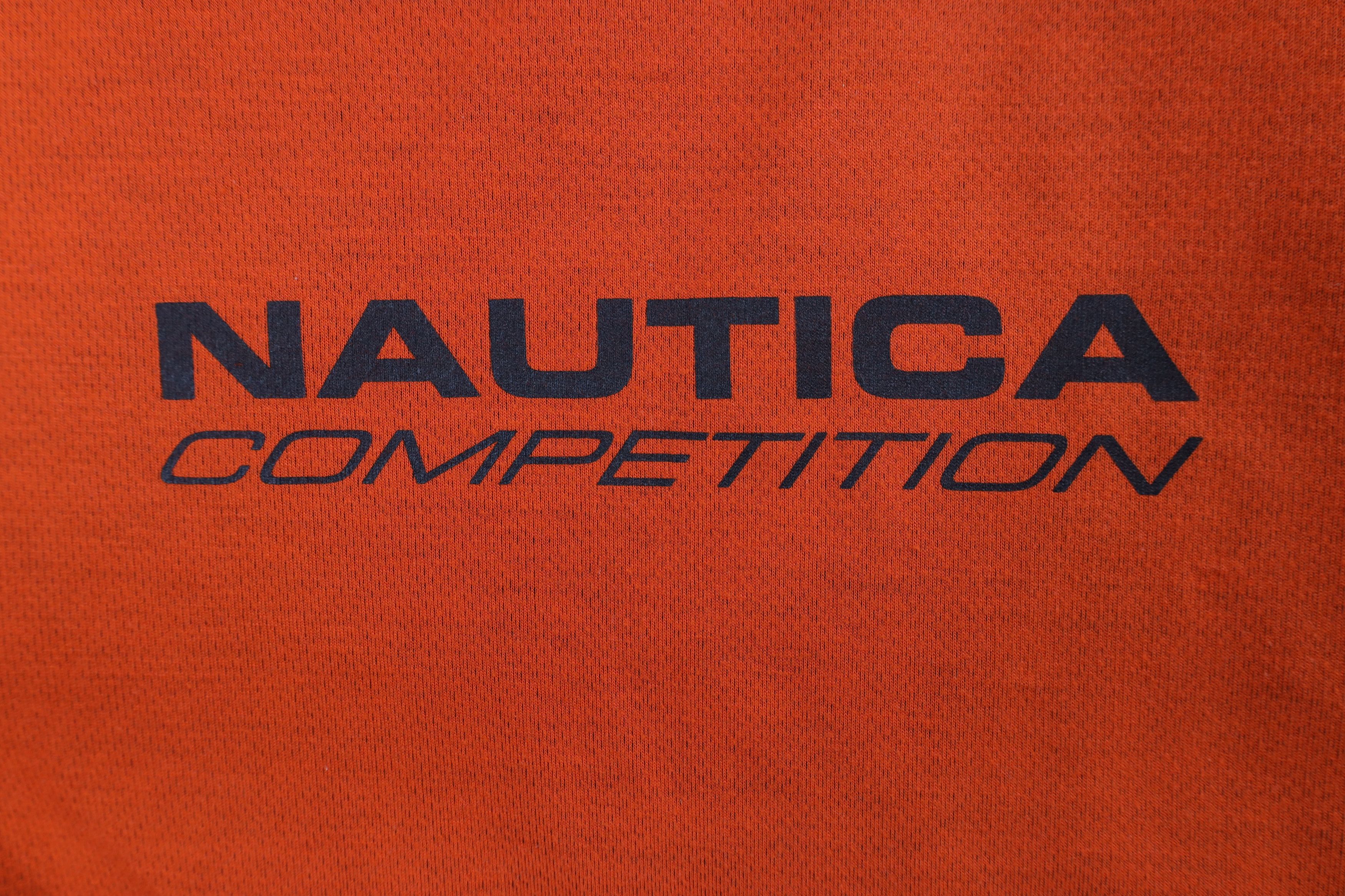 Nautica Vintage 90s Nautica Competition Thermal Waffle Knit T-Shirt Size US XXL / EU 58 / 5 - 4 Thumbnail