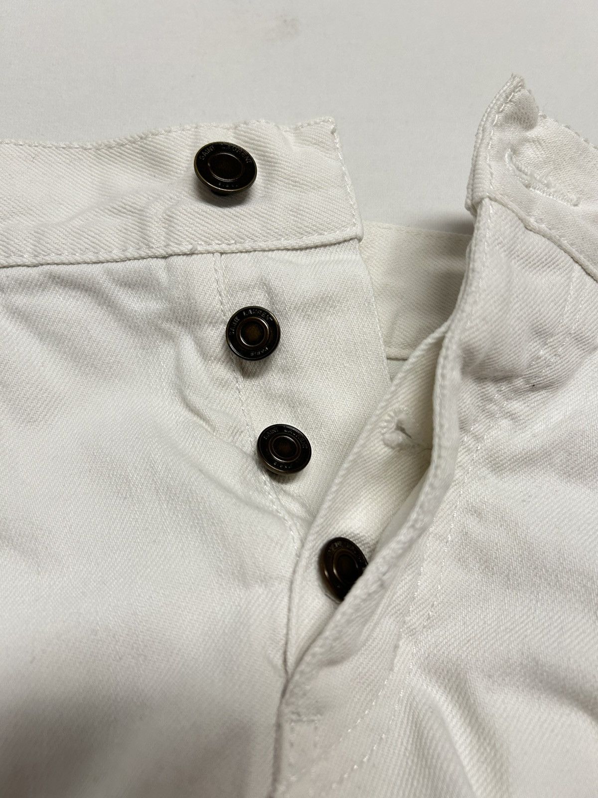 Saint Laurent Paris SS2018 Distressed Skinny Jeans Size US 32 / EU 48 - 8 Thumbnail