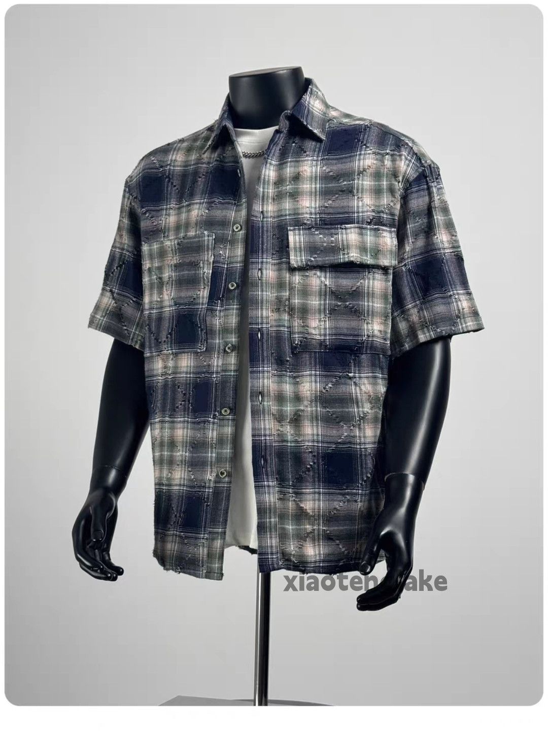 Vintage Unisex outdoor utility loose pattern festival plaid shirt Size US XXL / EU 58 / 5 - 1 Thumbnail