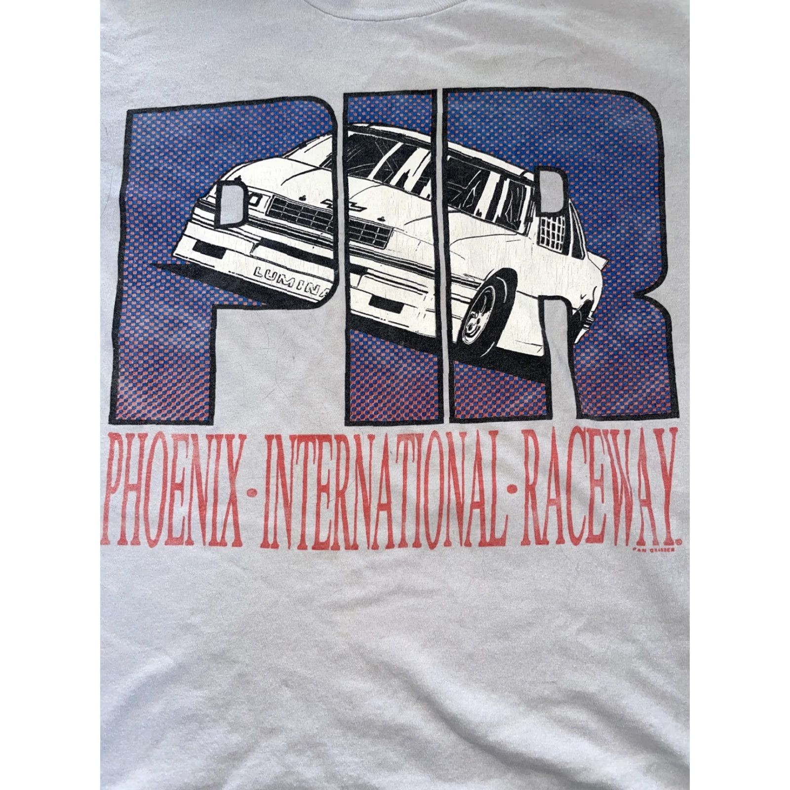 Vintage Phoenix International Raceway T Shirt Single Stitch Medium Grey Men M Gray Stitch Shirt Mens Size US M / EU 48-50 / 2 - 2 Thumbnail