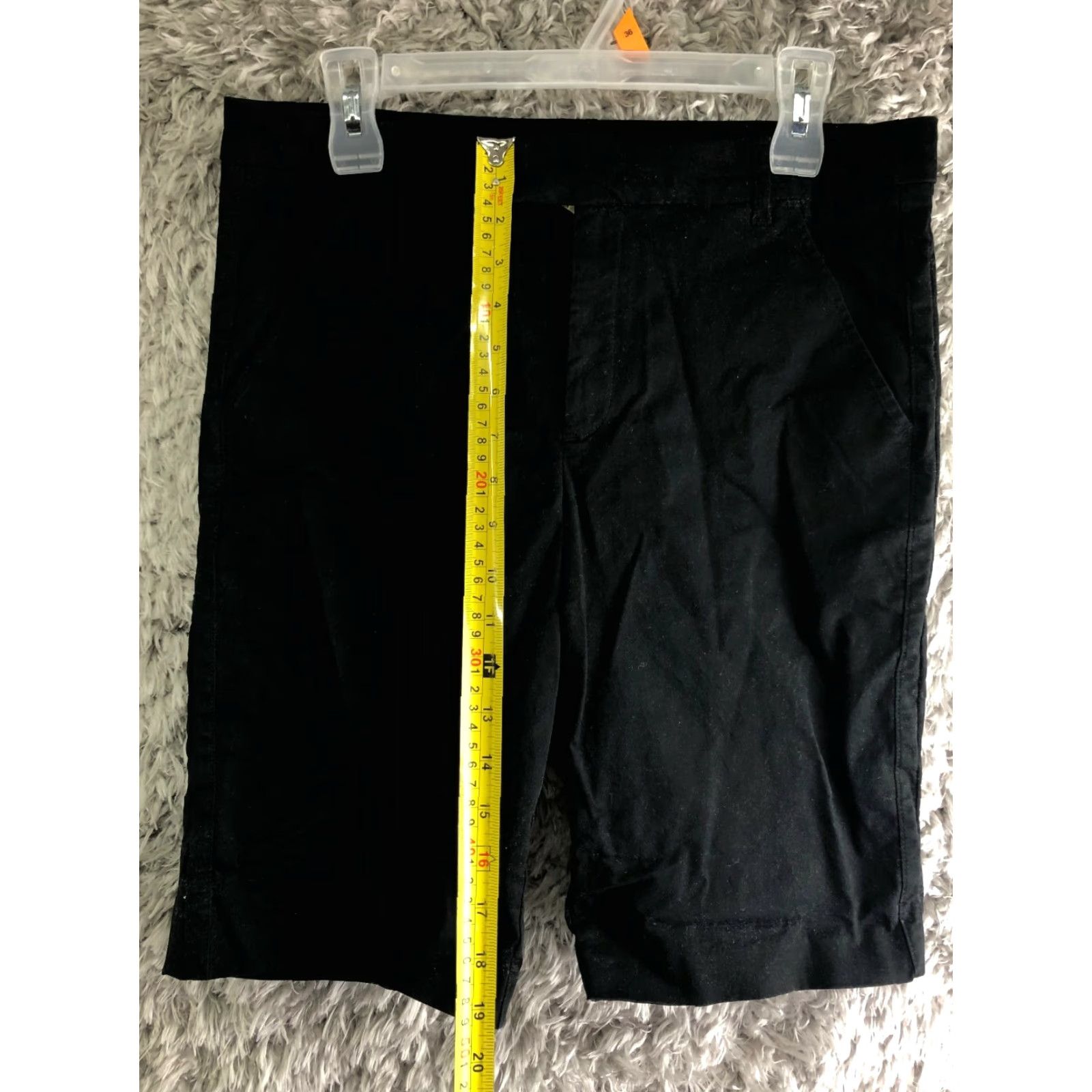 Vintage Ivanka Trump Bermuda Shorts Mid Rise Black Cotton Denim Womens Size 10 Size 24" / US 00 / IT 34 - 3 Thumbnail