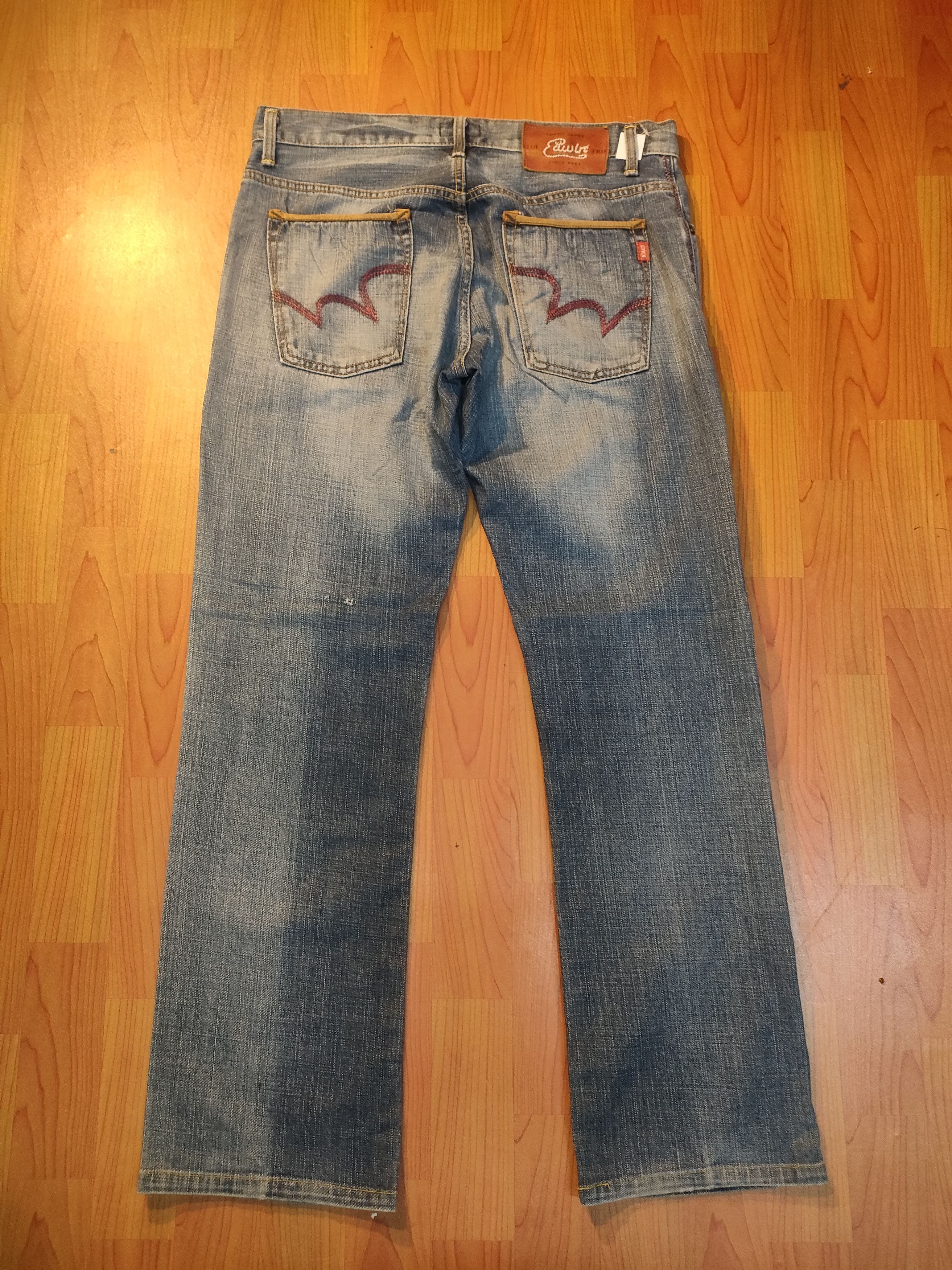 Edwin × If Six Was Nine Edwin Blue Trip Jeans Size US 33 - 4 Thumbnail