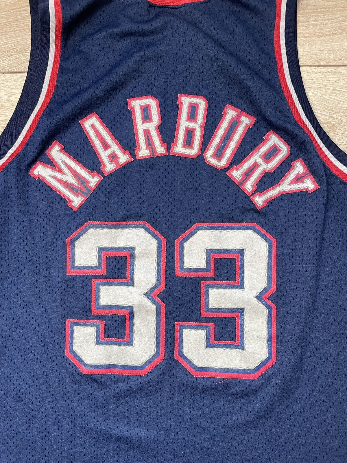 NBA × Nike × Vintage RARE VINTAGE NBA Nike New Jersey Nets Stephon Marbury Size US XL / EU 56 / 4 - 11 Thumbnail