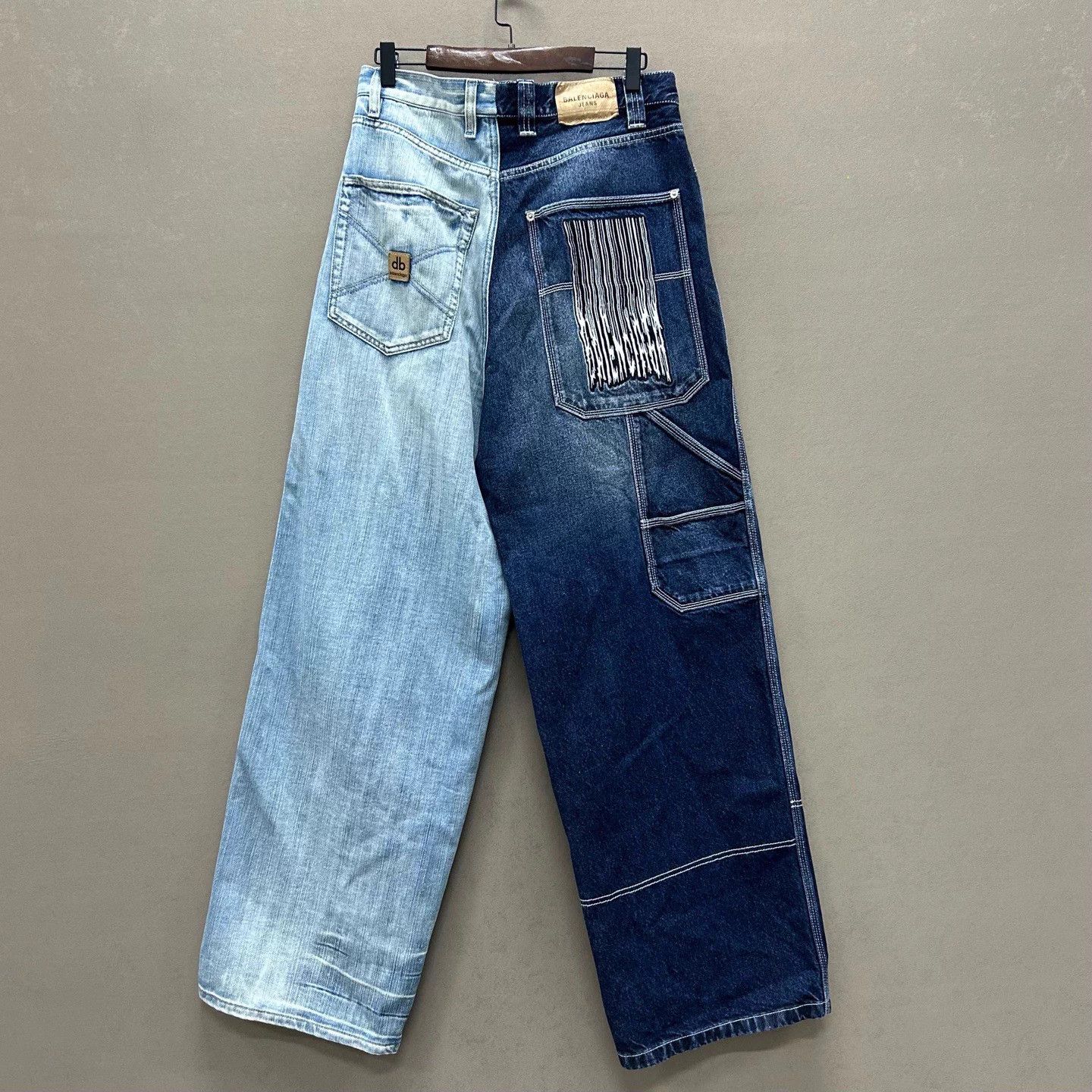Balenciaga Balenciaga colorblocked denim jeans Size S Size US 30 / EU 46 - 2 Thumbnail