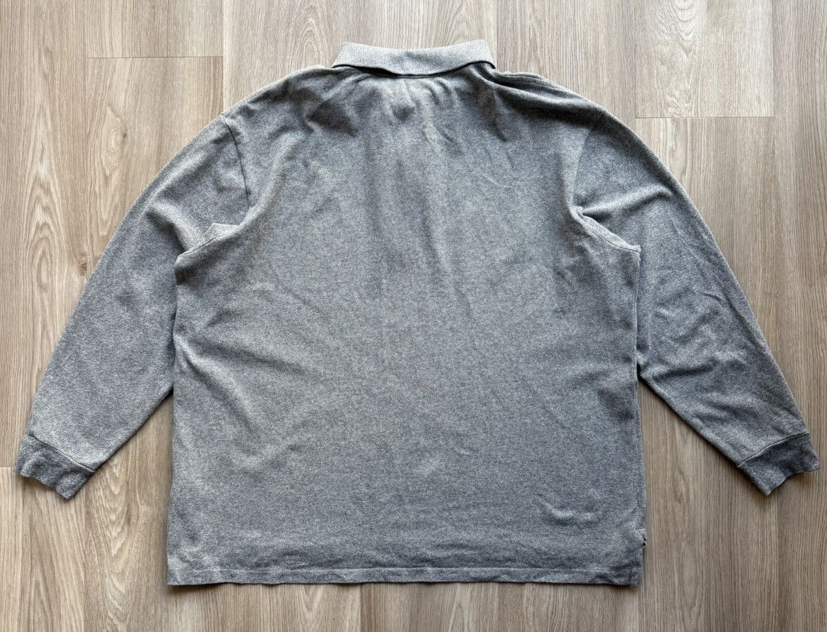 Polo Ralph Lauren Polo Ralph Lauren Gray Rugby T-Shirt Long Sleeve Polo Size US XXL / EU 58 / 5 - 9 Thumbnail