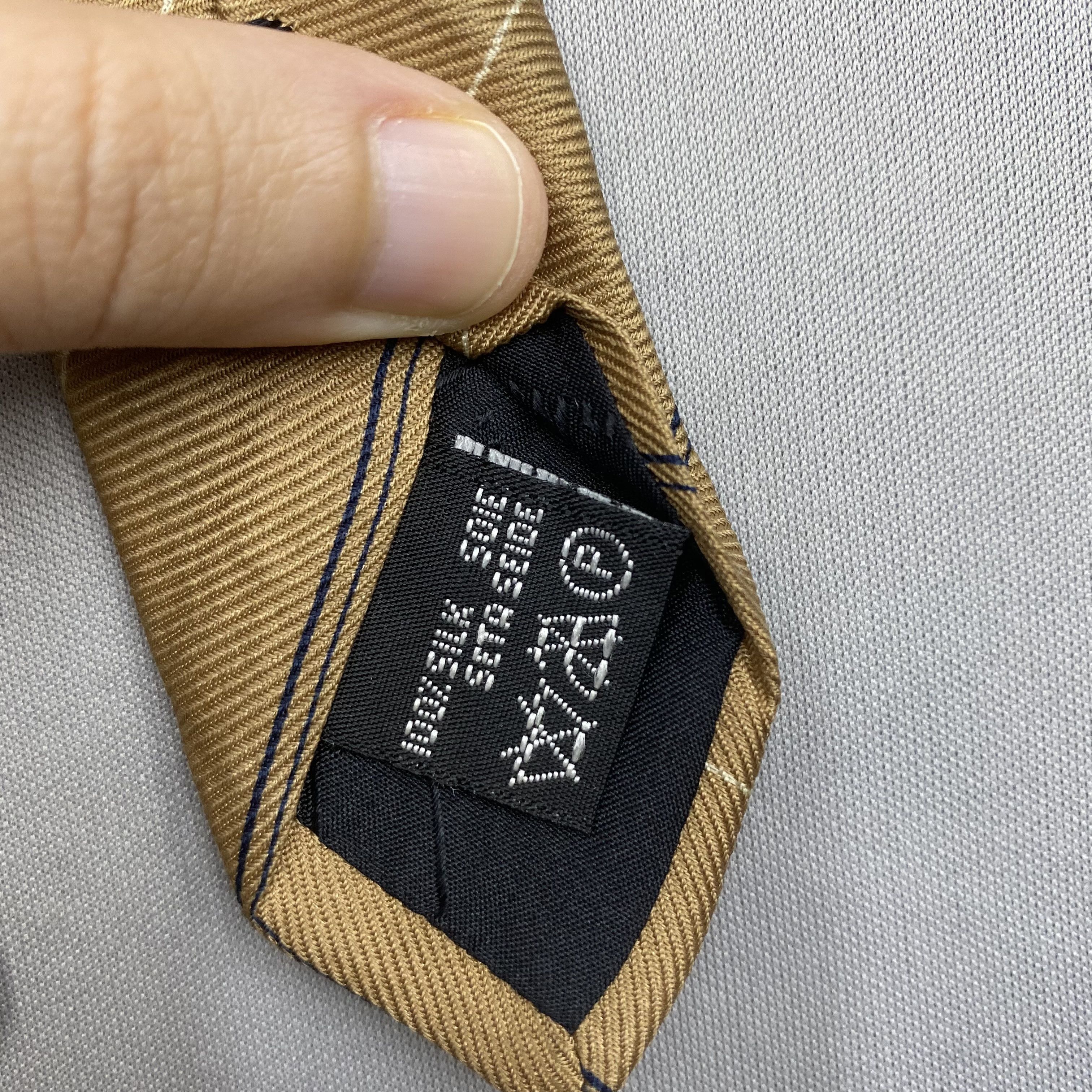 Alfred Dunhill Vintage Alfred Dunhill SILK Necktie Cravate Pure Silk Size ONE SIZE - 8 Thumbnail