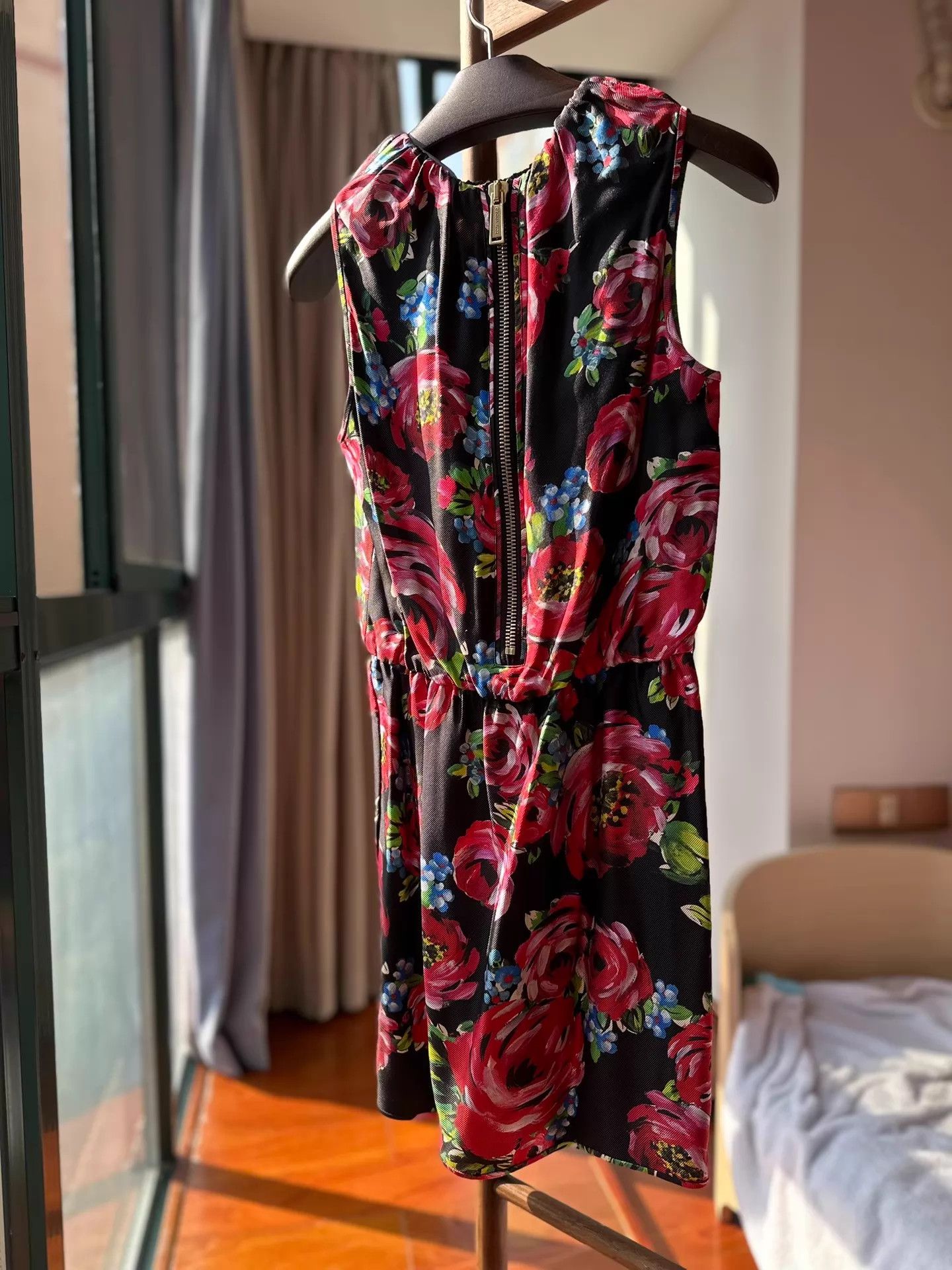 Dsquared2 D2 patterned silk dress size 38 like new Size XS / US 0-2 / IT 36-38 - 3 Thumbnail