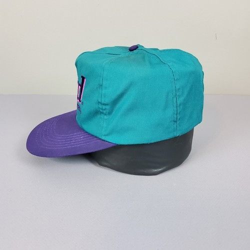 Other Vintage Bud King of Beers Teal Purple Snapback Hat Size ONE SIZE - 4 Thumbnail