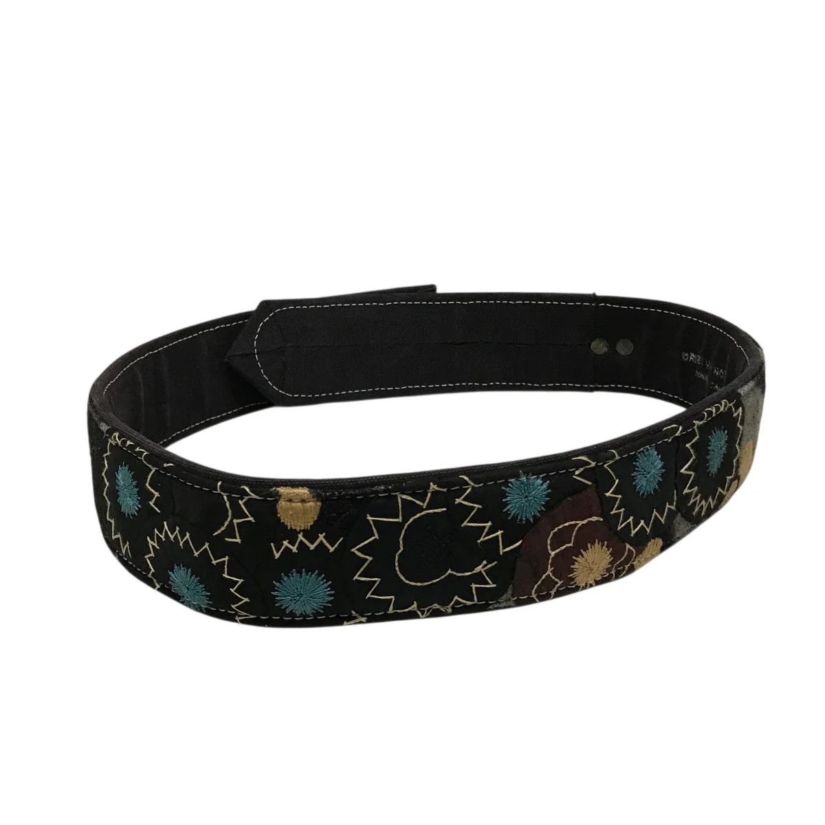 Dries Van Noten Floral Denim Patchwork Belt Size ONE SIZE - 1 Thumbnail