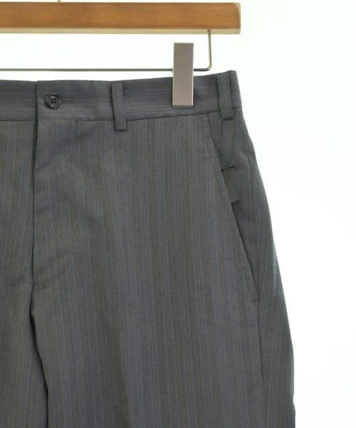 Comme des Garcons Homme Deux Casual Pants Slacks Stripes Wool Zipper Gray x Blue x White Size US 29 - 4 Thumbnail