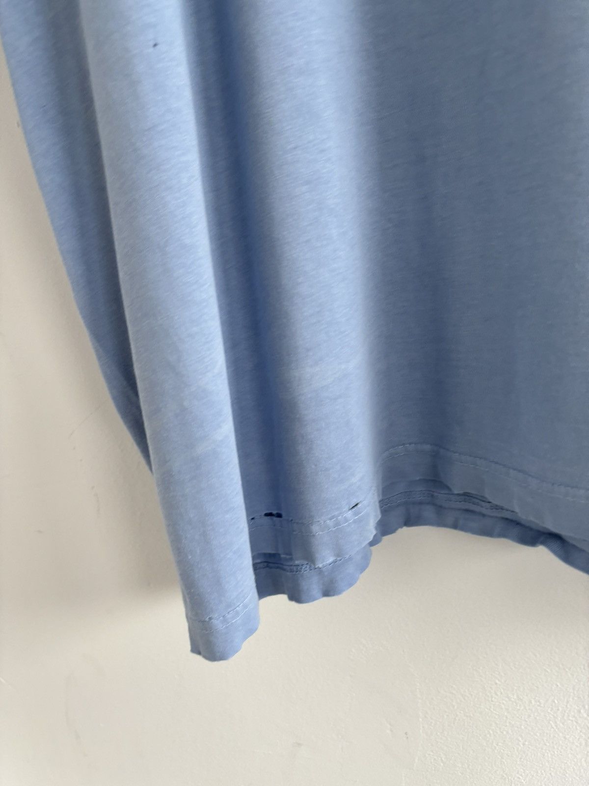 Polo Ralph Lauren × Ralph Lauren Vintage Polo Ralph Lauren Blue Distressed Tee Size US XXL / EU 58 / 5 - 7 Thumbnail