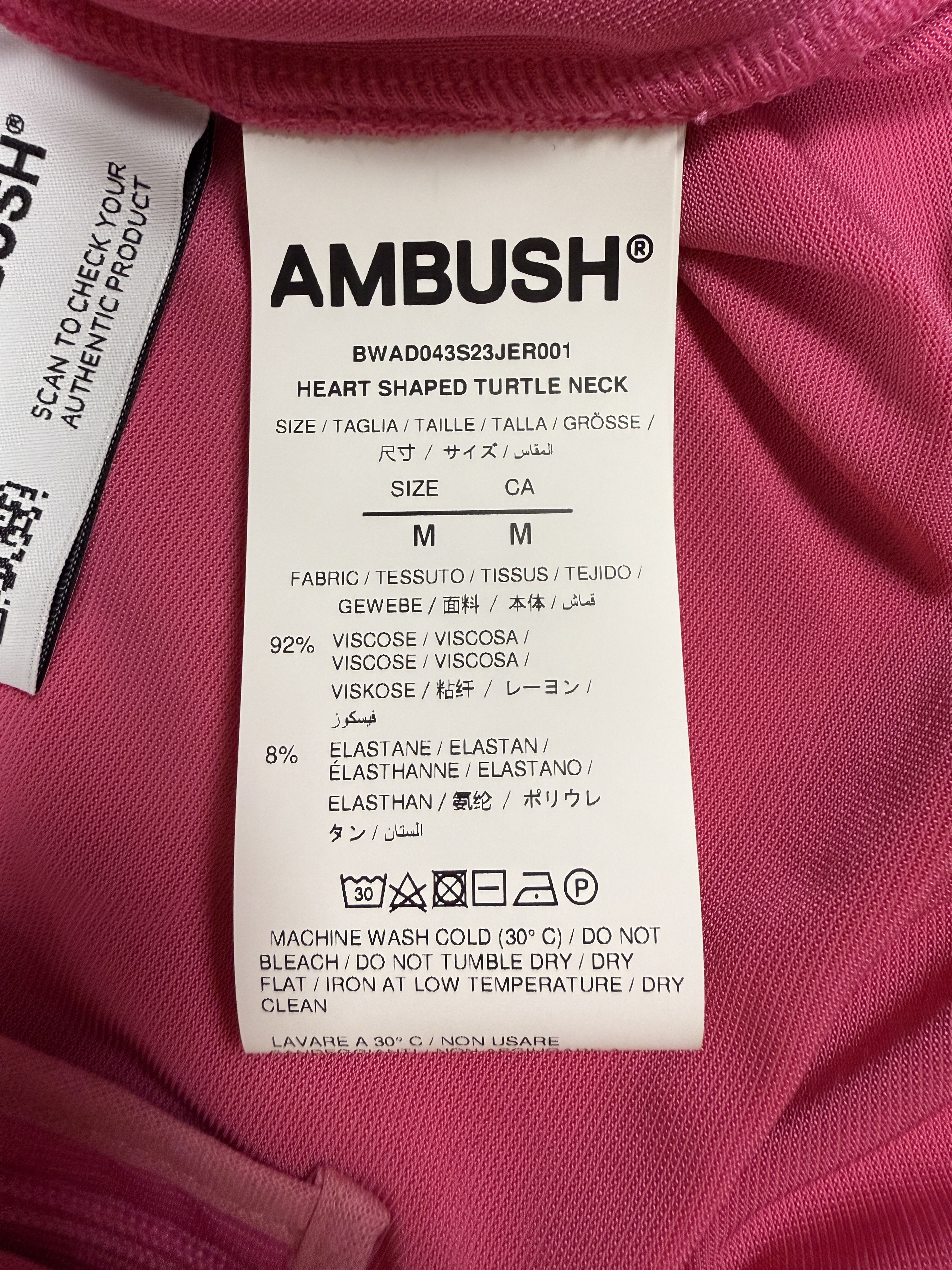 Ambush Design Ambush Pink Heart Shaped Turtle Neck Size M / US 6-8 / IT 42-44 - 9 Thumbnail