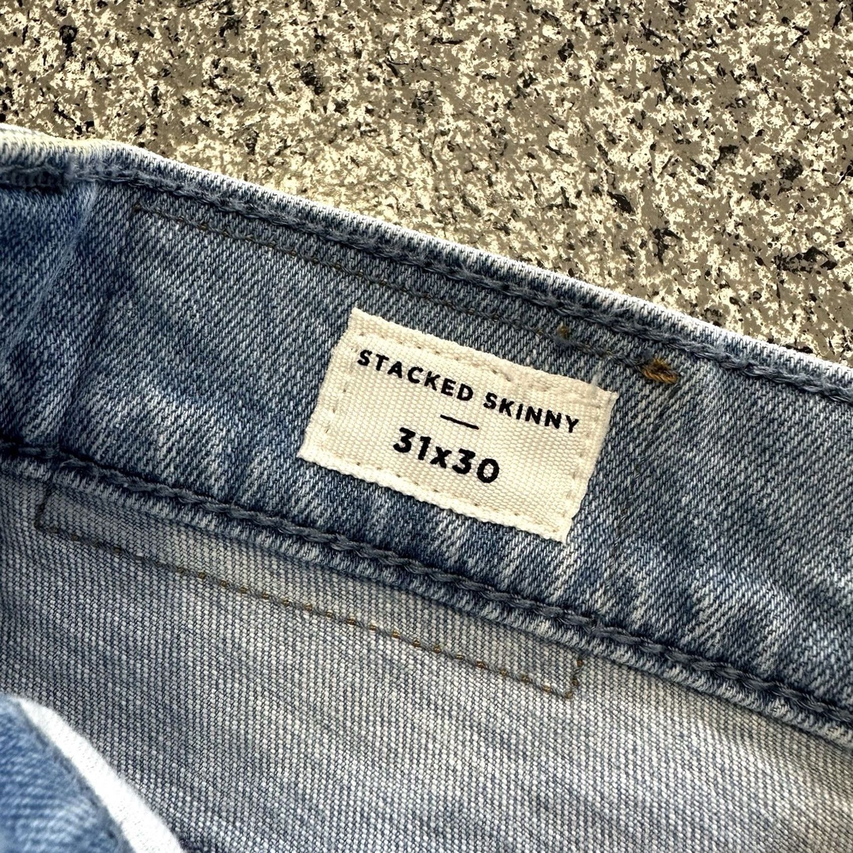 Pacsun Pacsun Jeans Mens 31x30 Slim Skinny Stretch Denim Light Wash Distressed Blue Jeans Mens 31 Regular Cotton Spandex 5-Pocket Denim Size US 31 - 4 Thumbnail