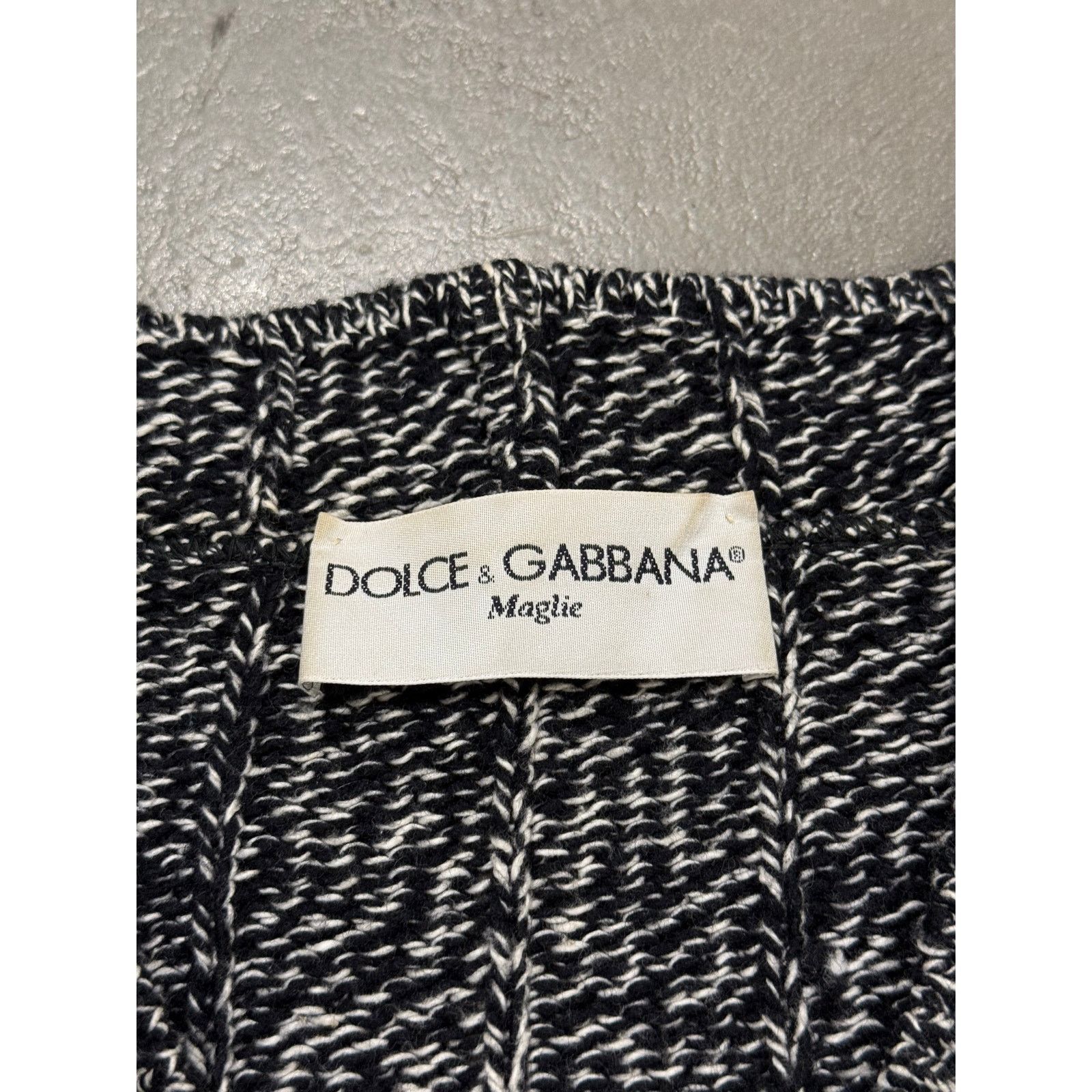 Dolce & Gabbana 1990s Dolce & Gabbana patchwork wool cardigan Size M / US 6-8 / IT 42-44 - 5 Thumbnail