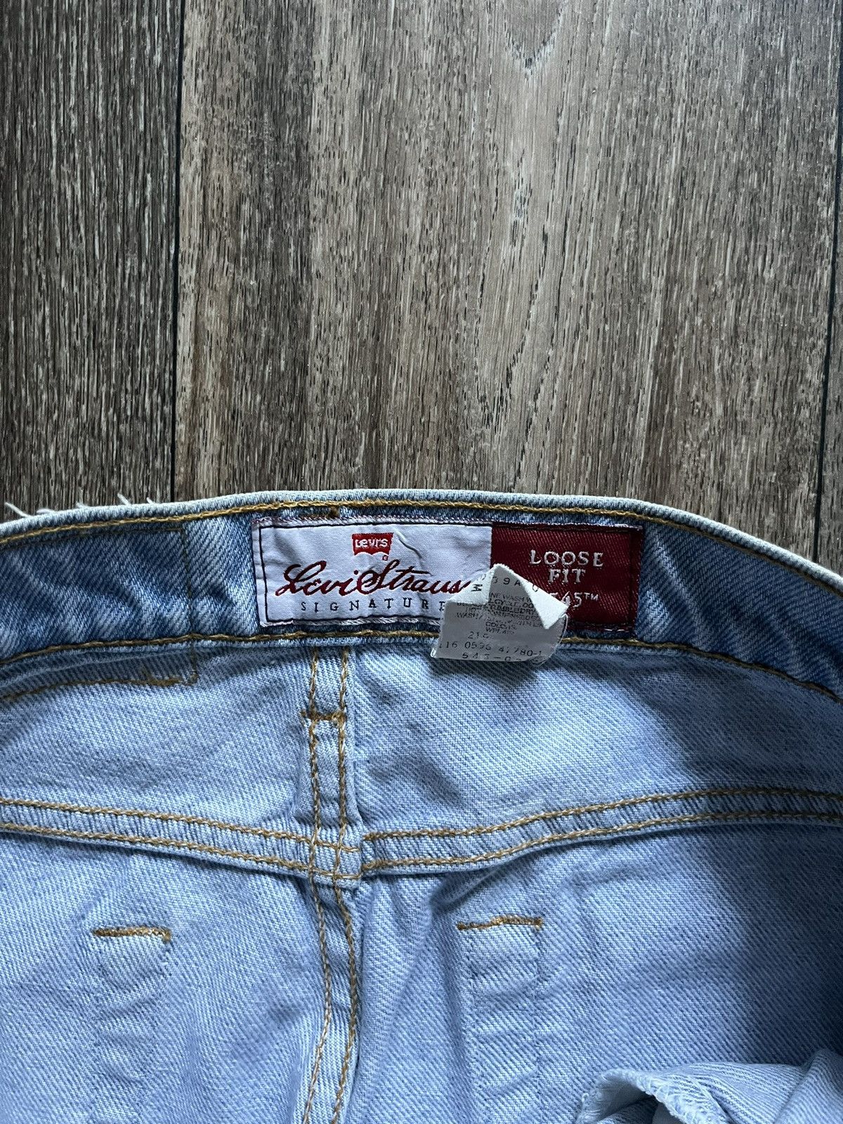 Levi's Vintage 90s Levis 545 Loose Fit Bronze Tab Jeans Size US 32 / EU 48 - 10 Thumbnail