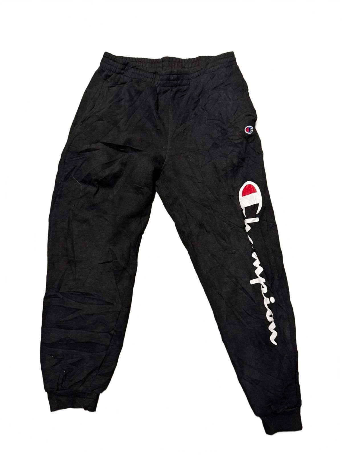 Champion Champion Black Athletic Joggers with Logo Size US 26 / EU 42 - 1 Thumbnail
