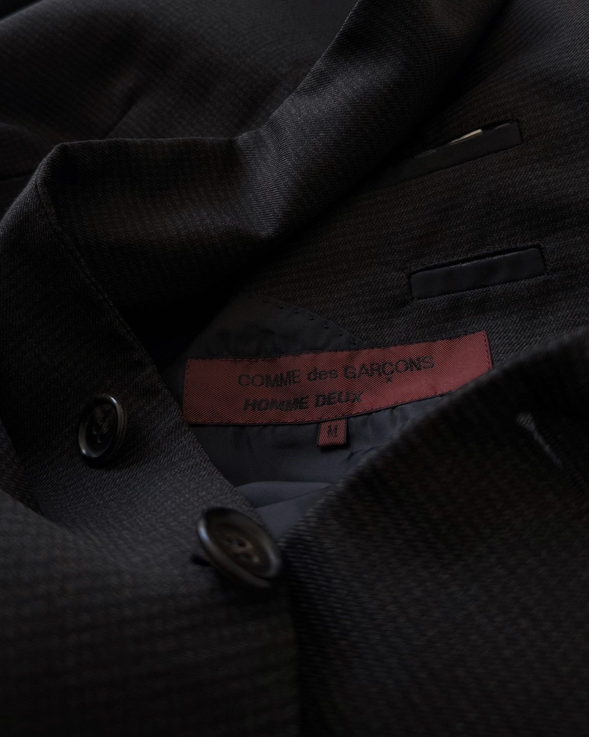 Comme des Garcons Homme Deux VTG90s COMME des GARÇONS HOMME DEUX BLAZER JACKET Size 44R - 9 Thumbnail