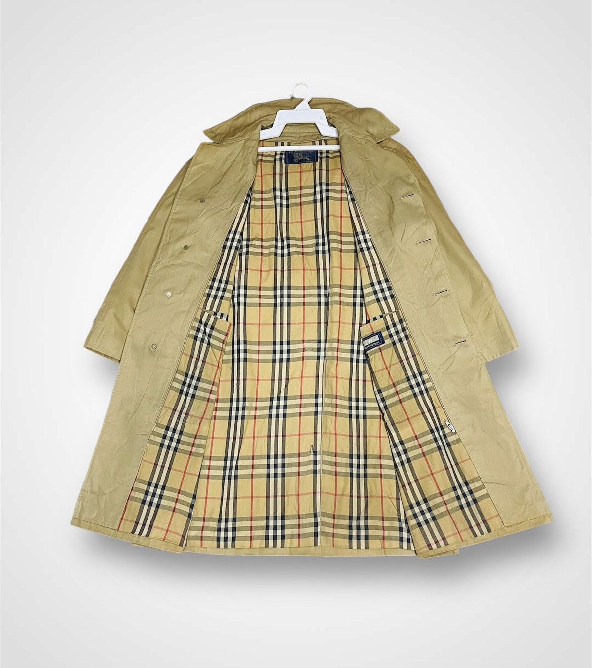 Vintage Burberry Novacheck Trench Coat (10)