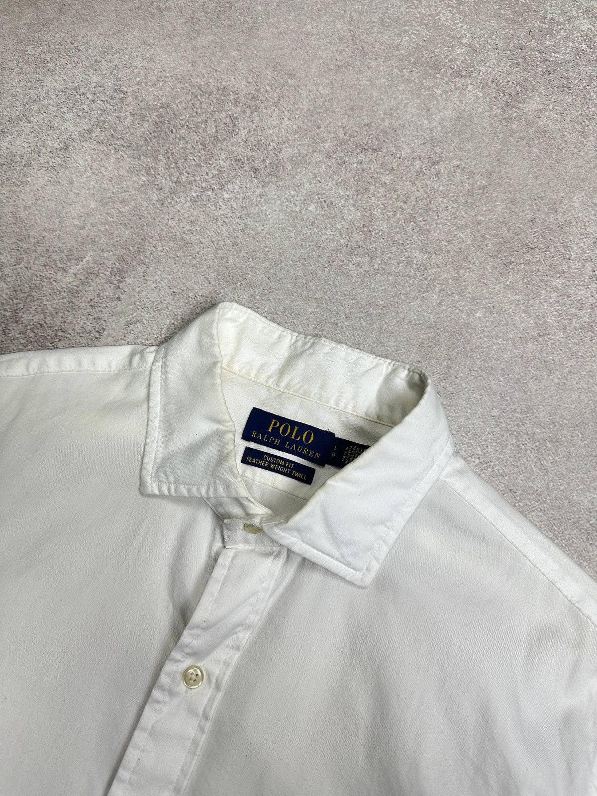 Polo Ralph Lauren Vintage Polo Ralph Lauren White Suit Shirt Rare L Size US L / EU 52-54 / 3 - 4 Thumbnail