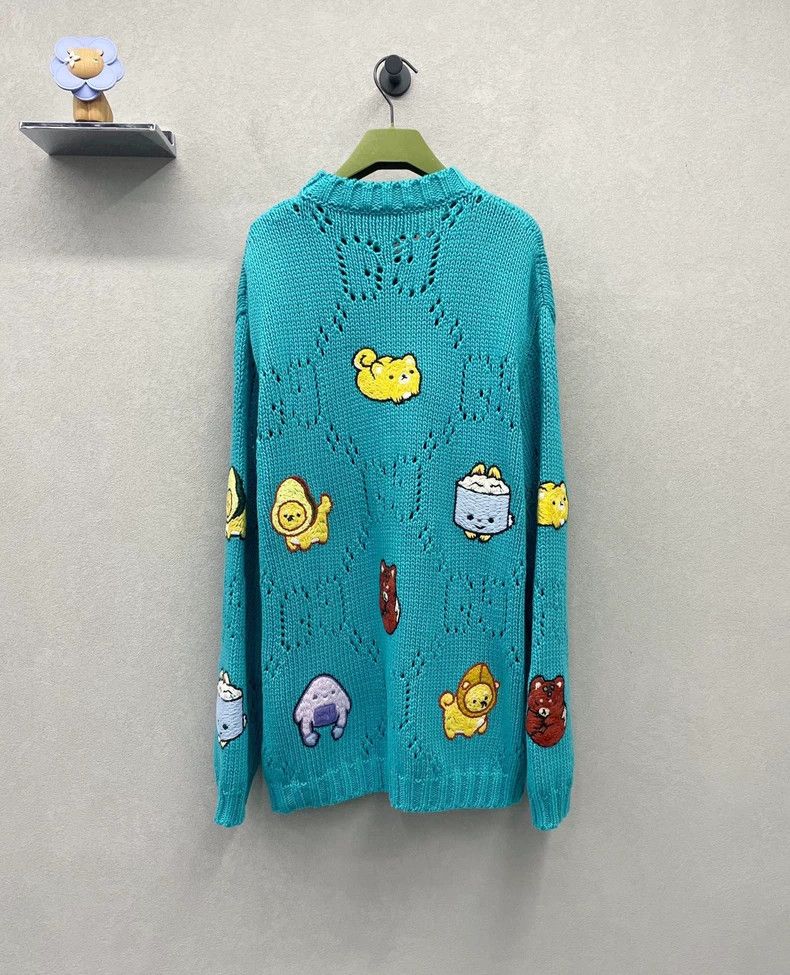 Gucci GucciBlue knitted sweater 2503-Nextarrow Size US M / EU 48-50 / 2 - 2 Thumbnail