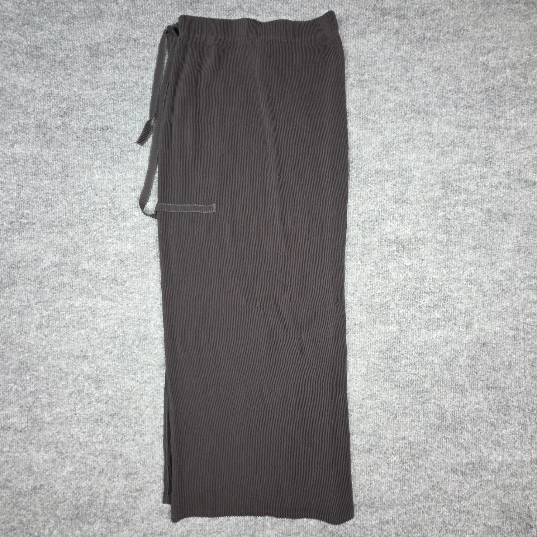 Vintage Babette San Francisco Crinkle Blouse & Skirt SET Medium Black Pleated Poly Womens 2 Piece Outfit/Set Size M / US 6-8 / IT 42-44 - 2 Thumbnail