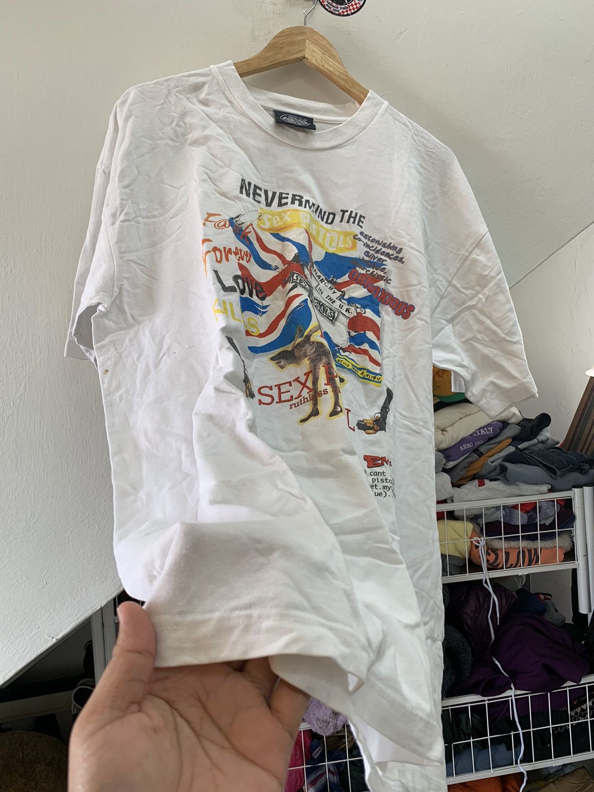 Band Tees × Vintage size XL: Vintage Sex pistol tshirt band music band shirt Size US XL / EU 56 / 4 - 4 Thumbnail