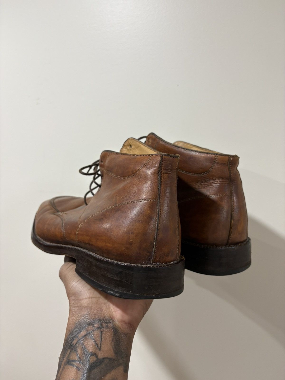 Vintage Vintage Leather Boots Size US 10 / EU 43 - 3 Thumbnail