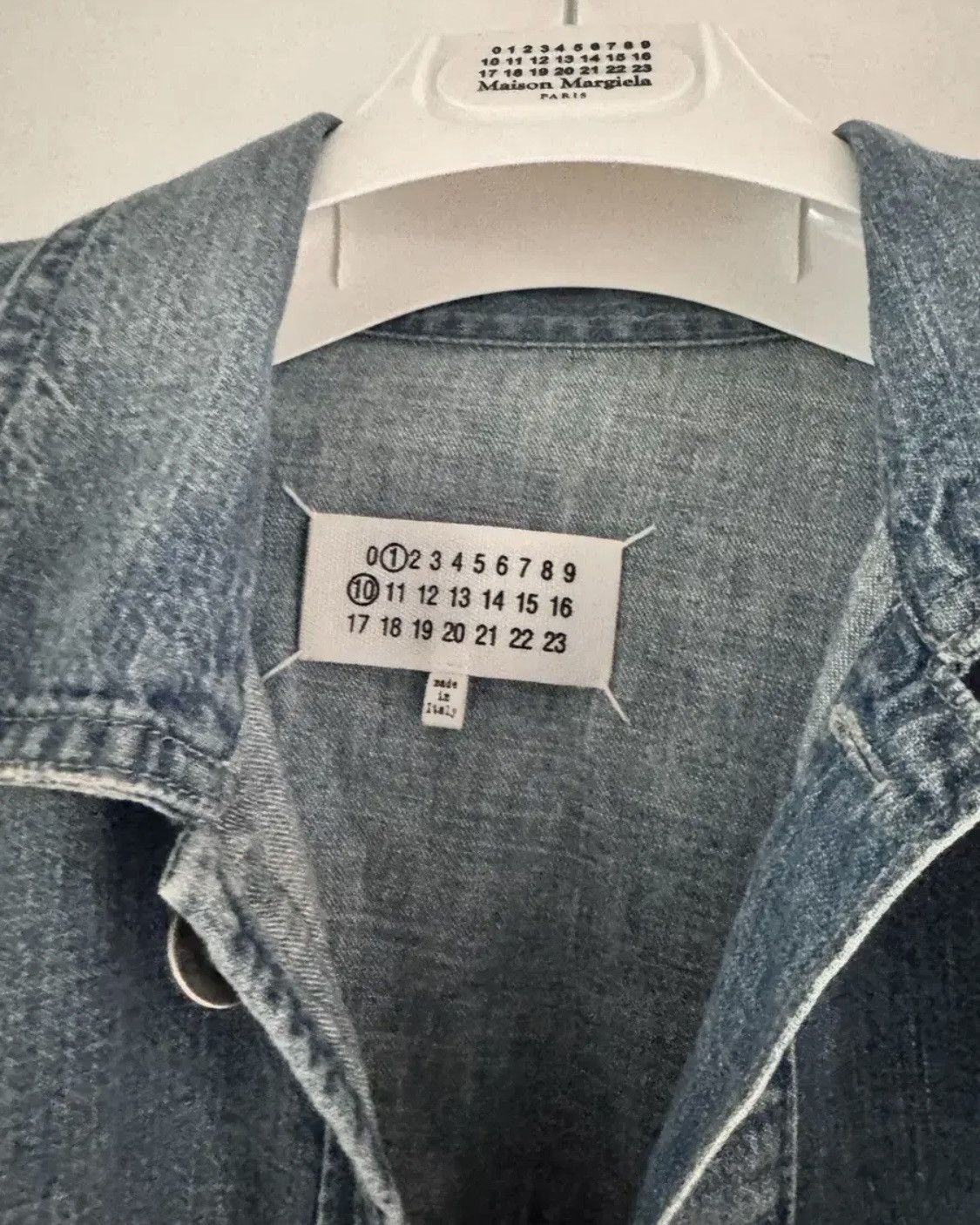 Maison Margiela Maison Margiela Cinch Back Denim Jacket Size US M / EU 48-50 / 2 - 3 Thumbnail
