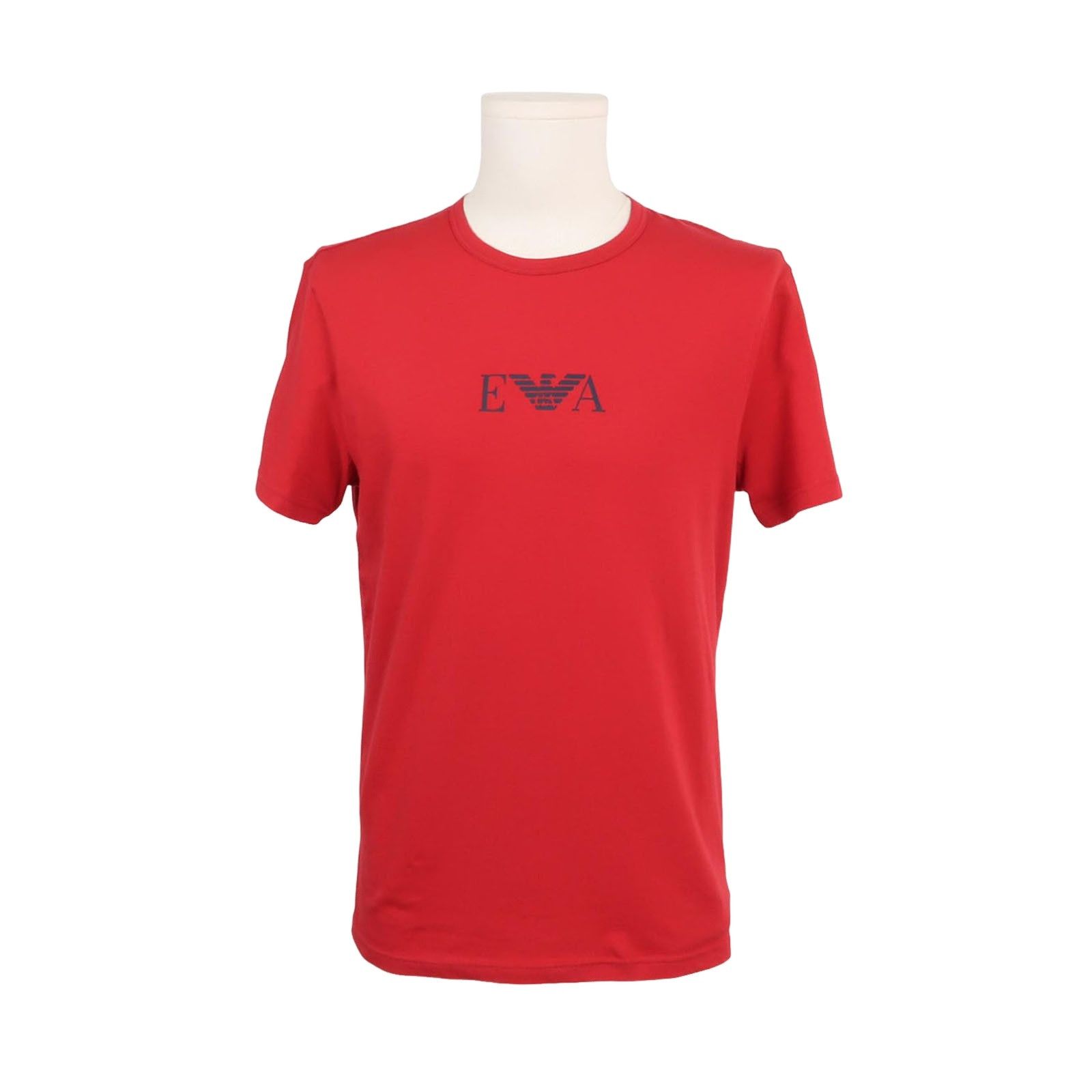 Emporio Armani Emporio Armani Logo Graphic Red T-Shirt Size M Size US M / EU 48-50 / 2 - 1 Thumbnail