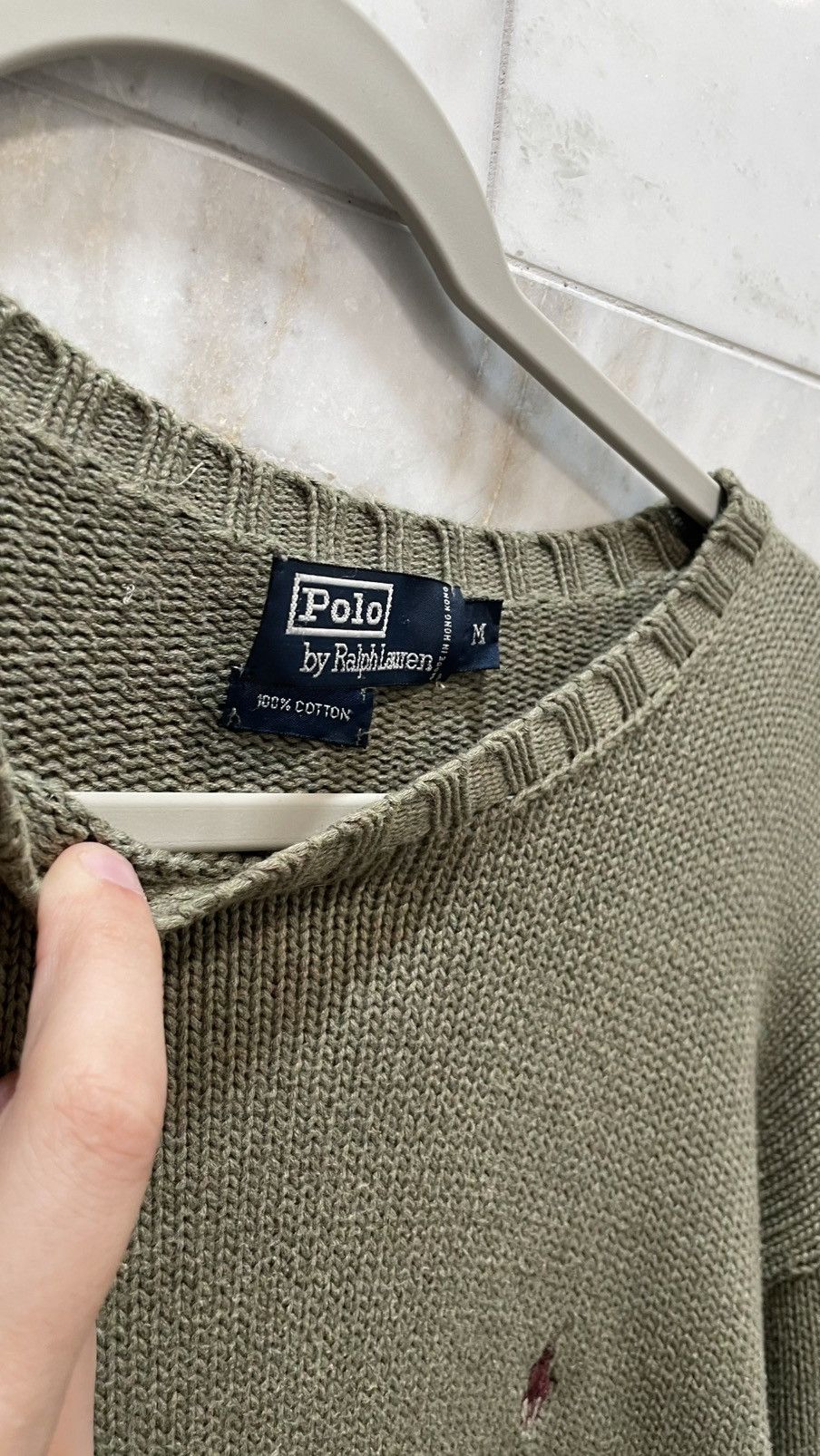 Polo Ralph Lauren Green polo ralph lauren knitted crewneck Size US M / EU 48-50 / 2 - 5 Thumbnail