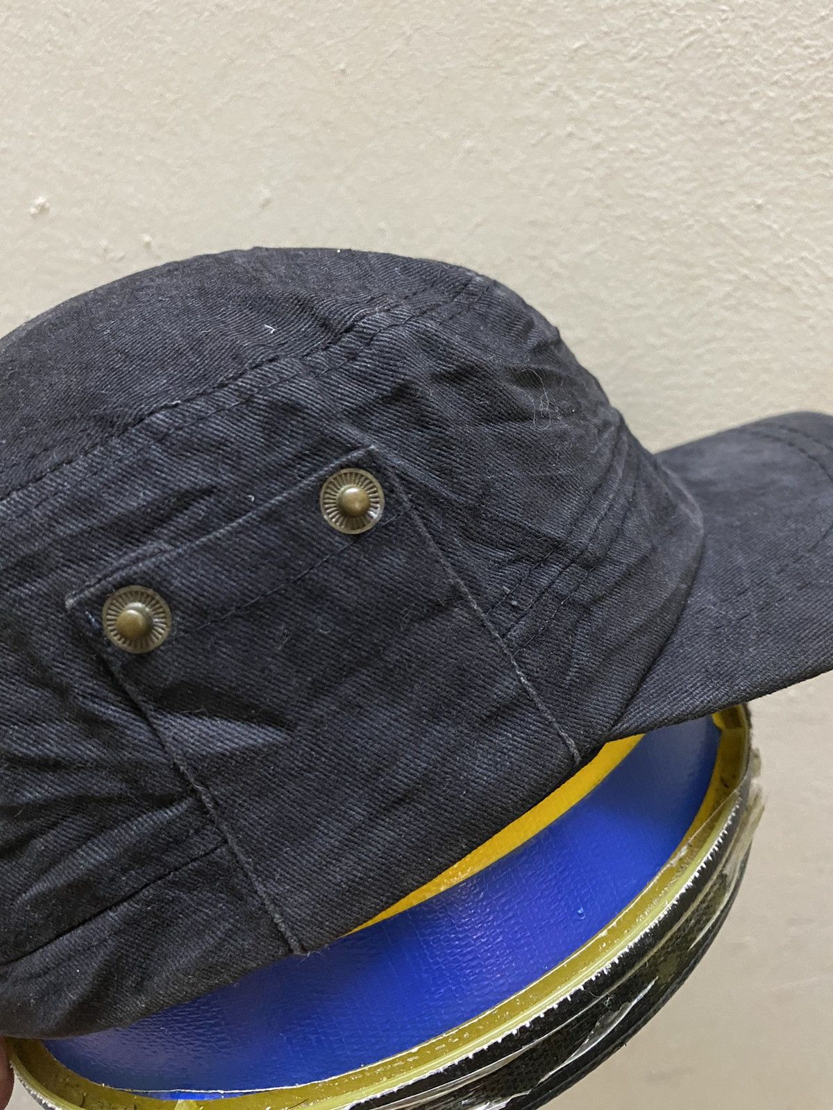 Japanese Brand × Vintage Twofold Style Vintage Struded Cadet Distressed Style Cap Hat Size ONE SIZE - 3 Thumbnail