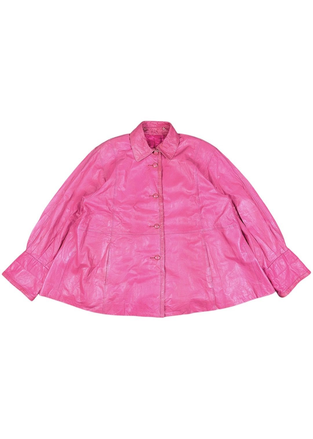 Japanese Brand × Leather × Vintage Lanerossi Sport Leather Jacket Size XXL / US 16-18 / IT 52-54 - 1 Thumbnail