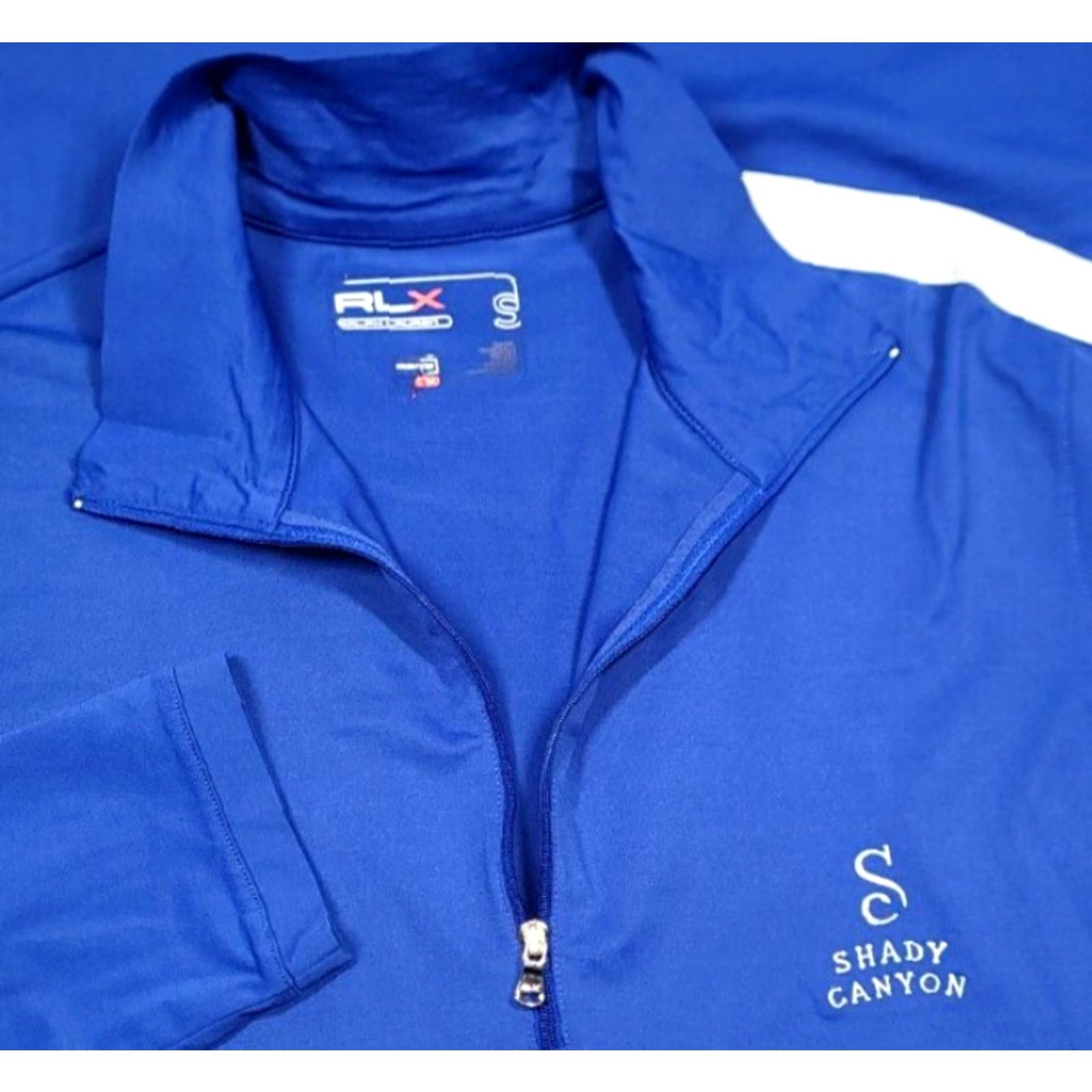 RLX Ralph Lauren RLX Ralph Lauren Shirt Mens S 1/4 Zip Royal Blue Golf Performance Mock Neck Logo Embroidered Jersey Nylon/Polyester Athletic Zip Size US S / EU 44-46 / 1 - 2 Thumbnail