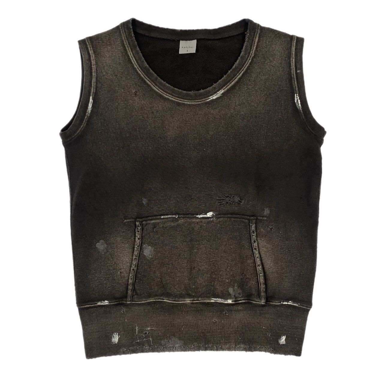 Kapital Distressed Sweater Vest