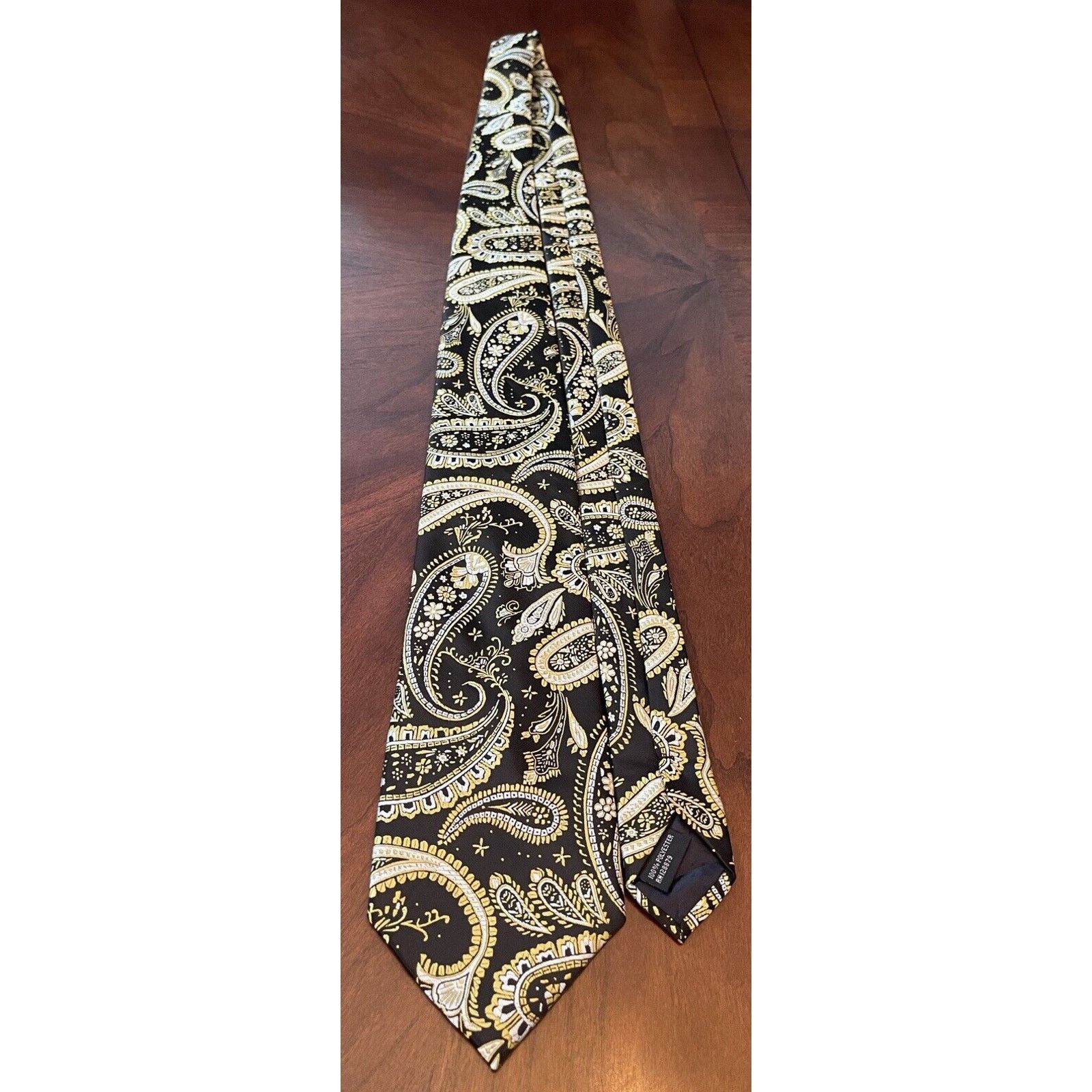 Stacy Adams Stacy Adams Hand Made Black Gold Polyester Made In China Size ONE SIZE - 3 Thumbnail