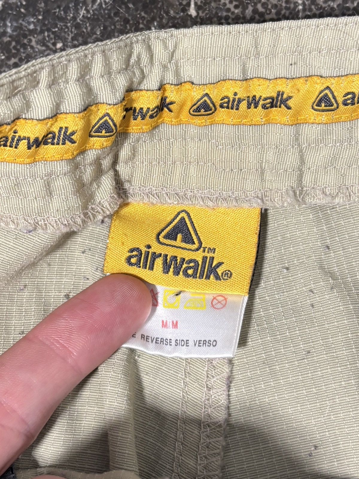 Airwalk 90s AirWalk Cargo Pants Vintage Ripstop Multi Drawstring Size US 30 / EU 46 - 10 Thumbnail
