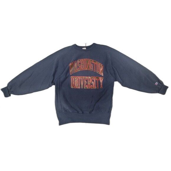 Champion Vtg Champion Reverse Weave Washington University Sweatshirt Size US XL / EU 56 / 4 - 2 Thumbnail