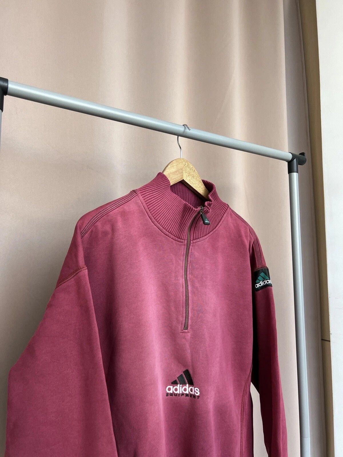 Adidas Adidas Equipment Half Zip Sweatshirt Mens Size M Vintage Size US M / EU 48-50 / 2 - 3 Thumbnail