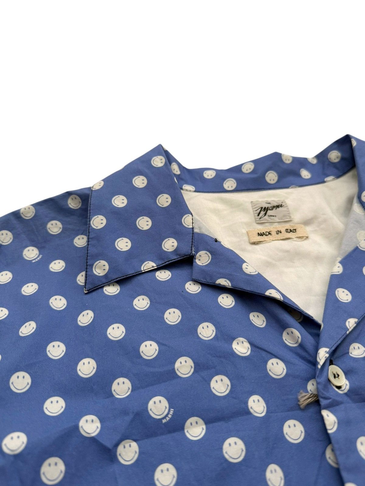 Marni Smiley Light Summer Shirt Size US M / EU 48-50 / 2 - 3 Thumbnail